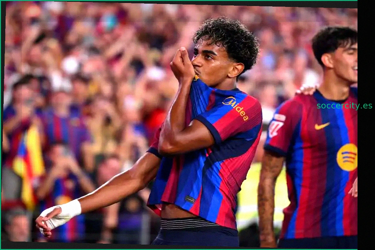 Lamine Yamal iguala récord de Neymar de hace 10 años en la victoria del Barcelona sobre el Feyenoord